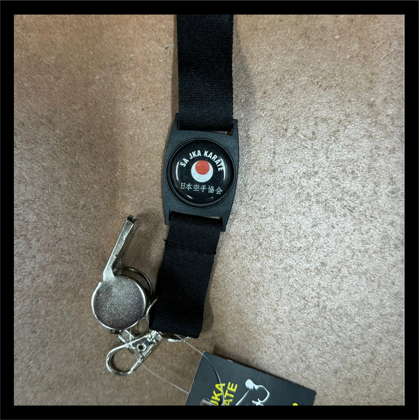 Whistle and SA JKA Branded Lanyard