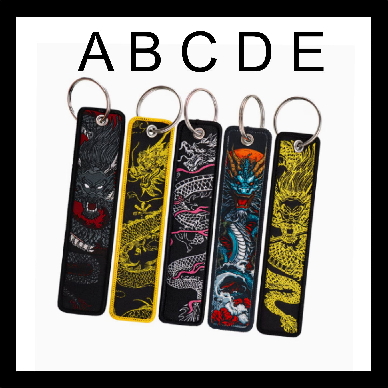 Woven Lanyard Keyholder K018