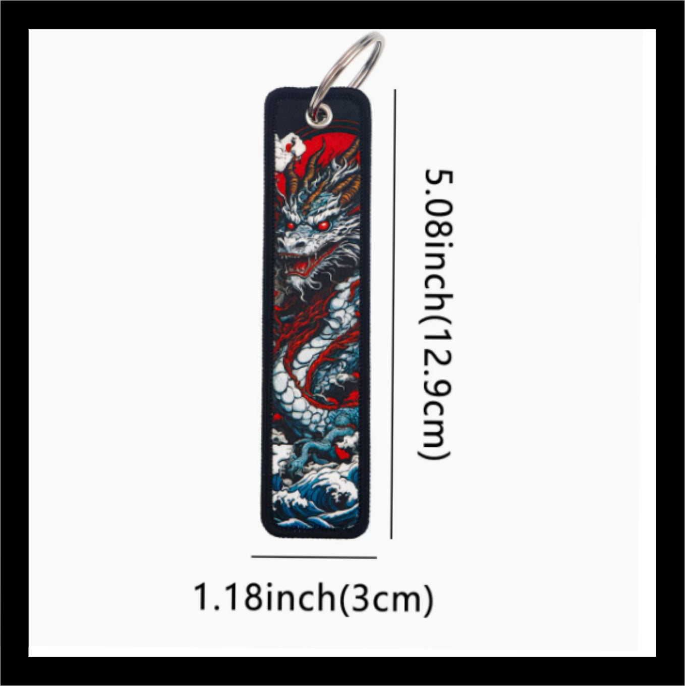 Woven Lanyard Keyholder K018