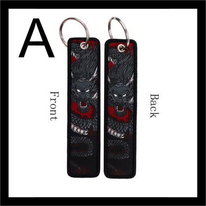 Woven Lanyard Keyholder K018