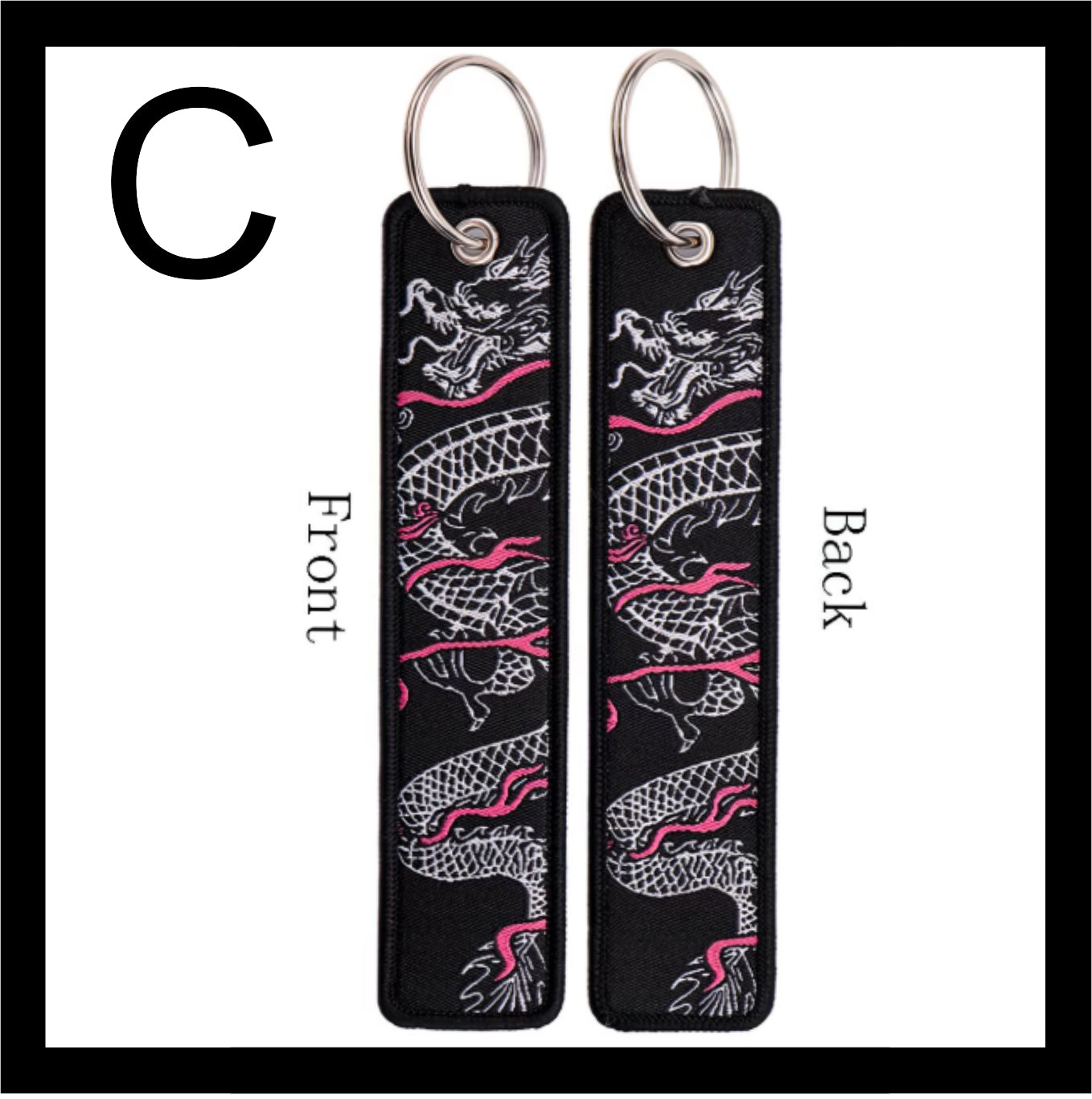 Woven Lanyard Keyholder K018