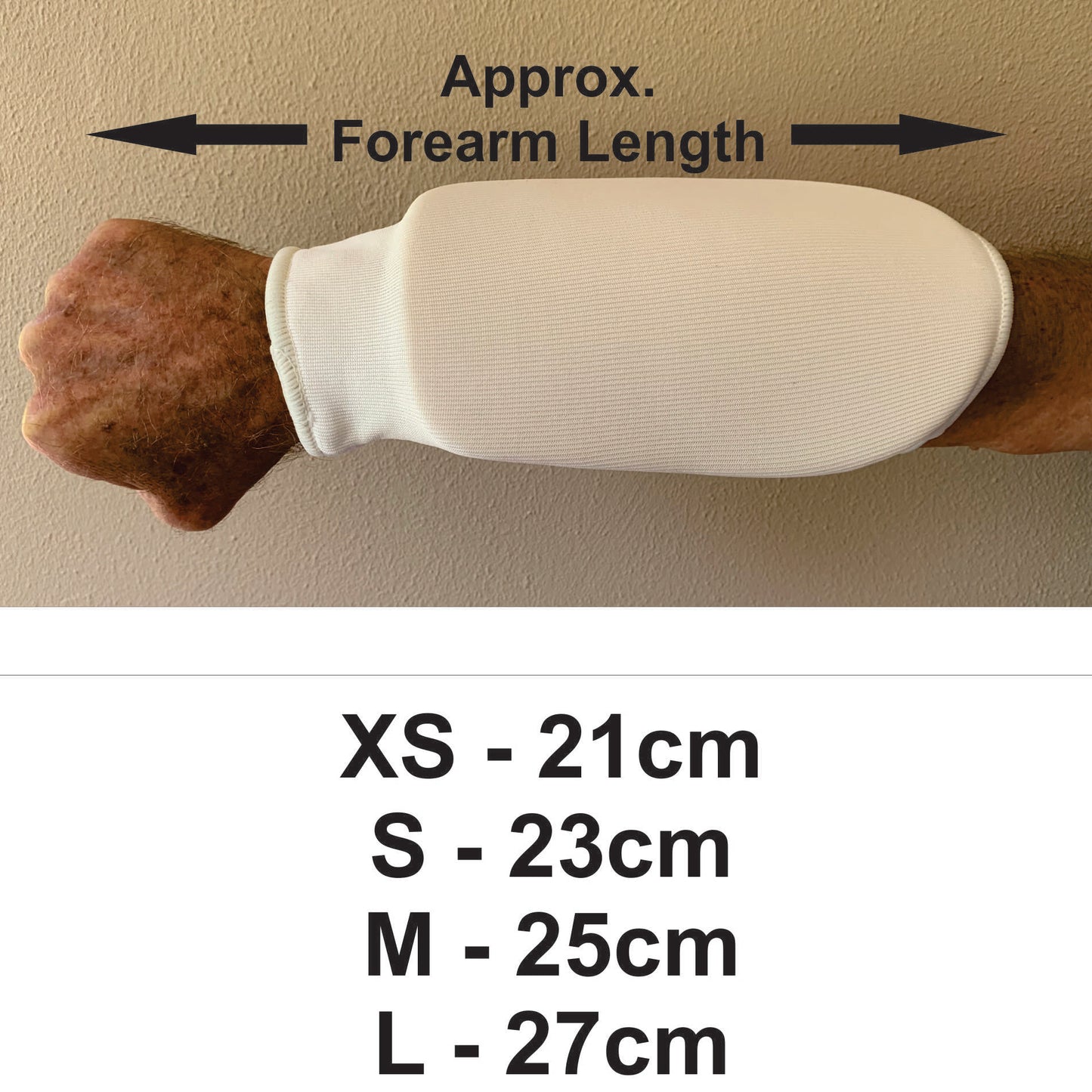 Forearm Guards - Elasticated; Cotton