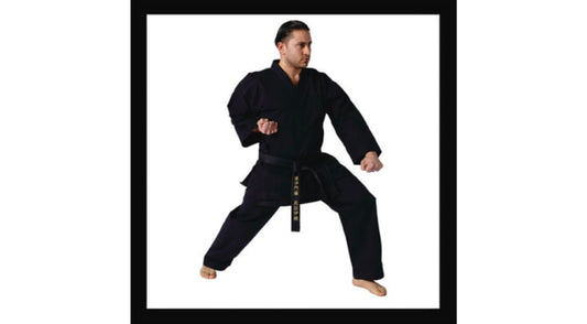 Daimyô Lightweight Karate Suit (Black) 225g