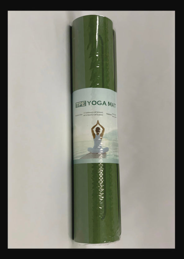 Yoga mats - with body alignment markings