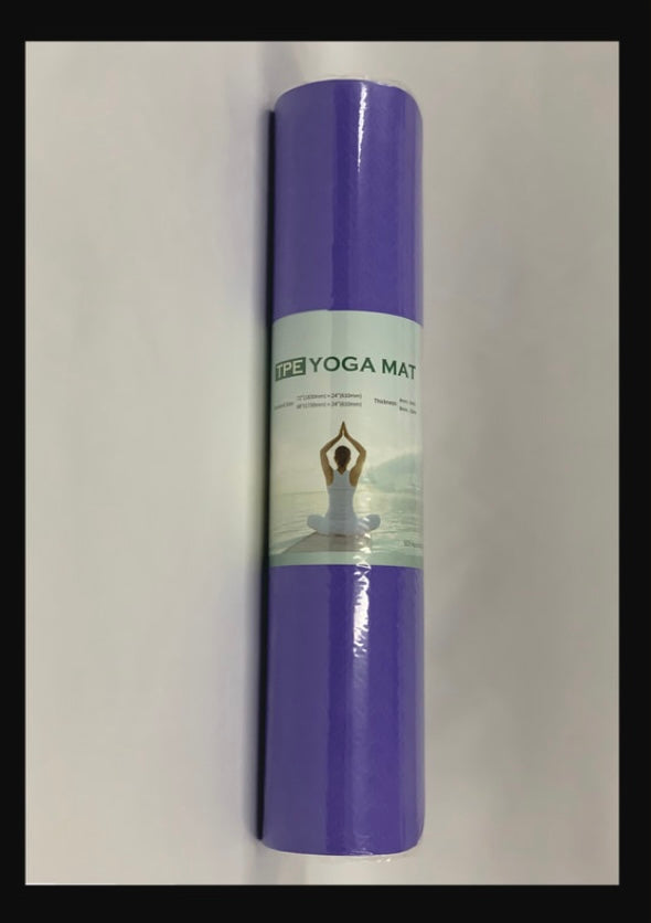 Yoga mats - with body alignment markings